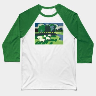 Sheep in a Field Baseball T-Shirt